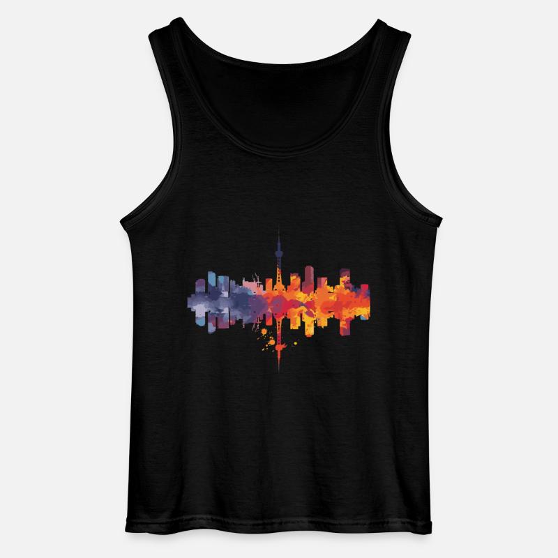 Sagamihara - Gildan Männer Tank Top - Schwarz