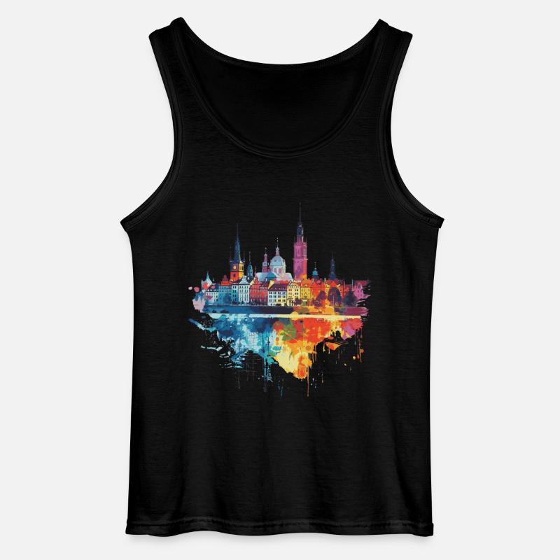 Radom - Gildan Männer Tank Top - Schwarz