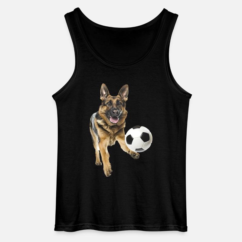 Deutscher Schäferhund - Gildan Männer Tank Top - Schwarz