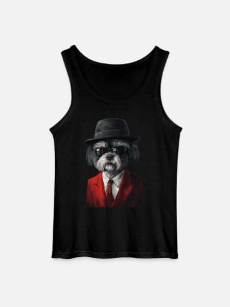 Shih Tzu - Gildan Männer Tank Top - Schwarz