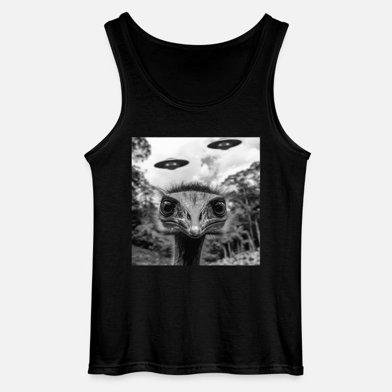 Kasuar - Gildan Männer Tank Top - Schwarz