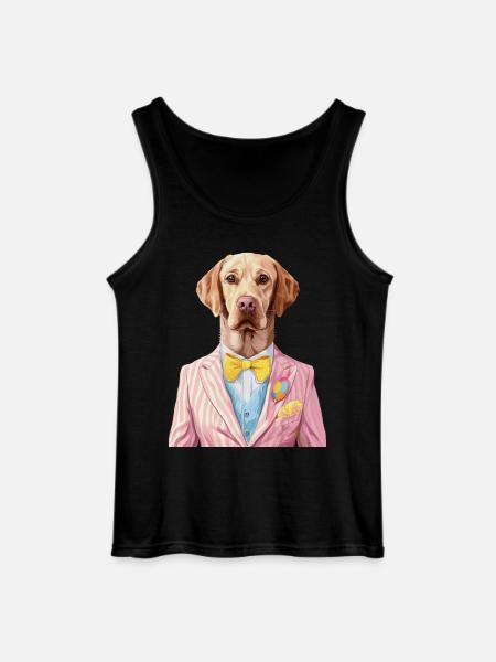 Labrador Retriever - Gildan Männer Tank Top - Schwarz