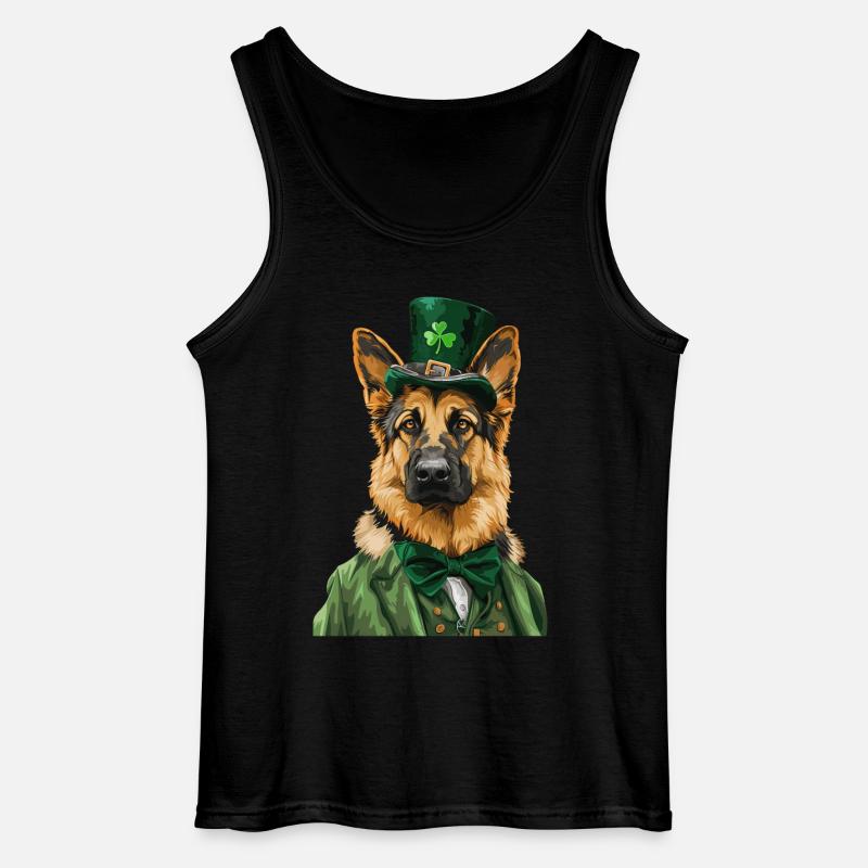 Deutscher Schäferhund - Gildan Männer Tank Top - Schwarz