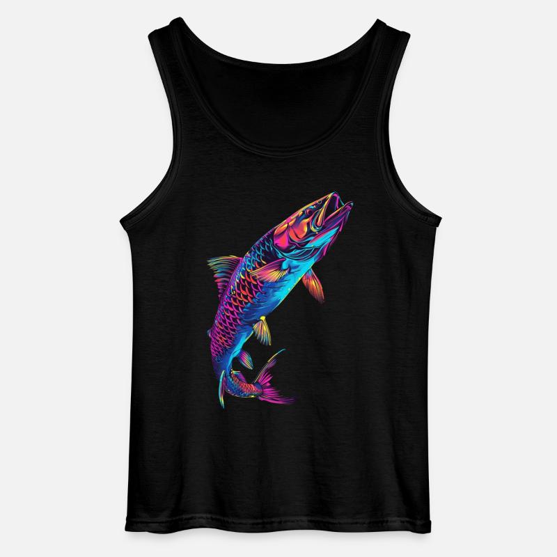 Tarpon - Gildan Männer Tank Top - Schwarz