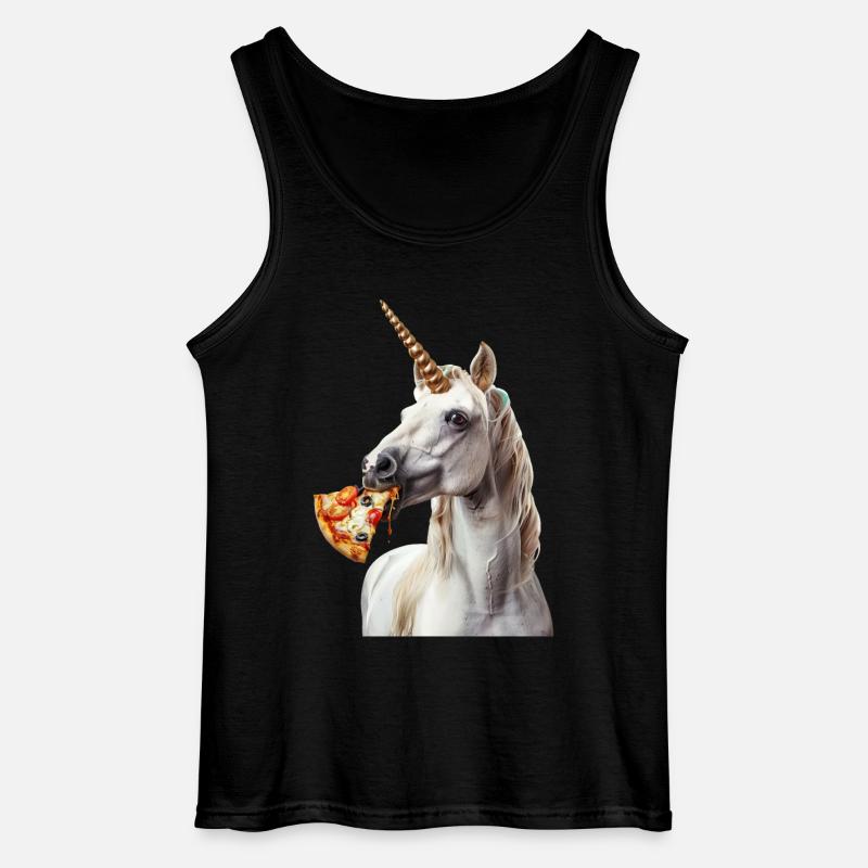 Einhorn - Gildan Männer Tank Top - Schwarz