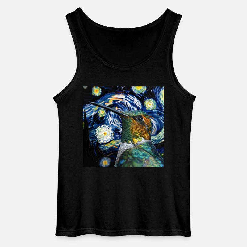 Kolibri - Gildan Männer Tank Top - Schwarz
