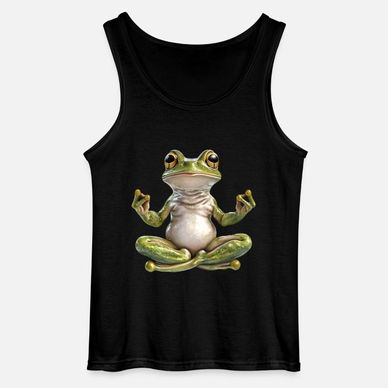 Frosch - Gildan Männer Tank Top - Schwarz
