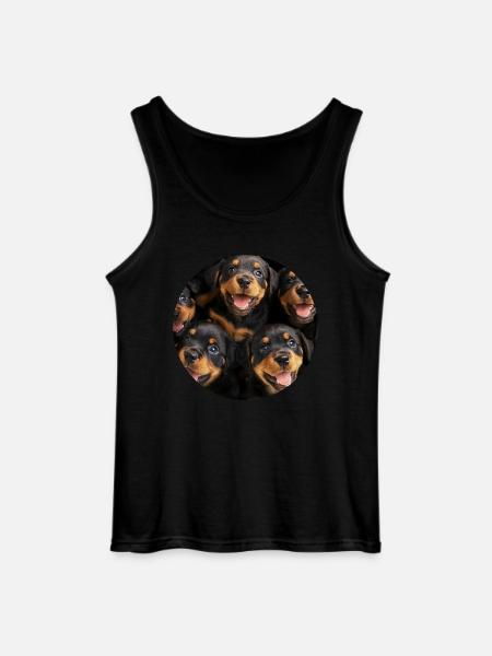 Rottweiler - Gildan Männer Tank Top - Schwarz