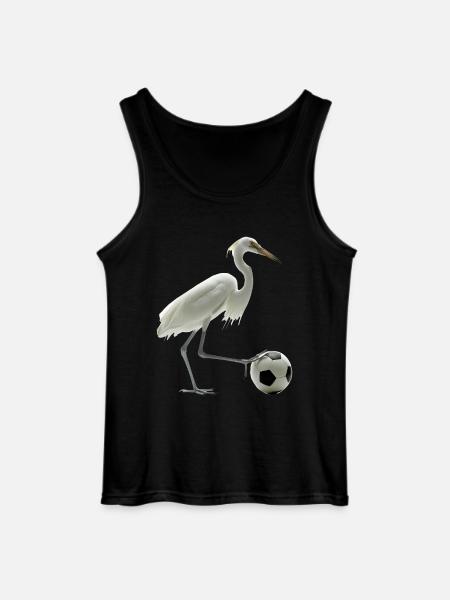 Reiher Vogel - Gildan Männer Tank Top - Schwarz