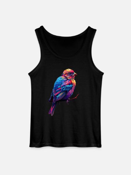Finch Bird - Gildan Männer Tank Top - Schwarz