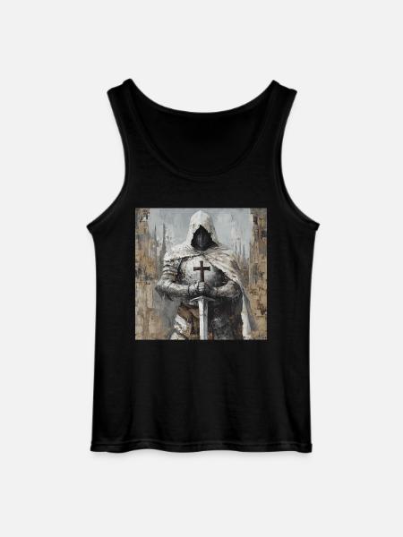 Soldat Krieger - Gildan Männer Tank Top - Schwarz