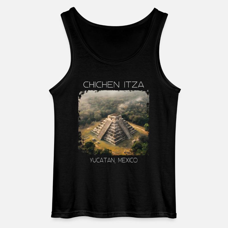 Chichén Itzá - Gildan Männer Tank Top - Schwarz