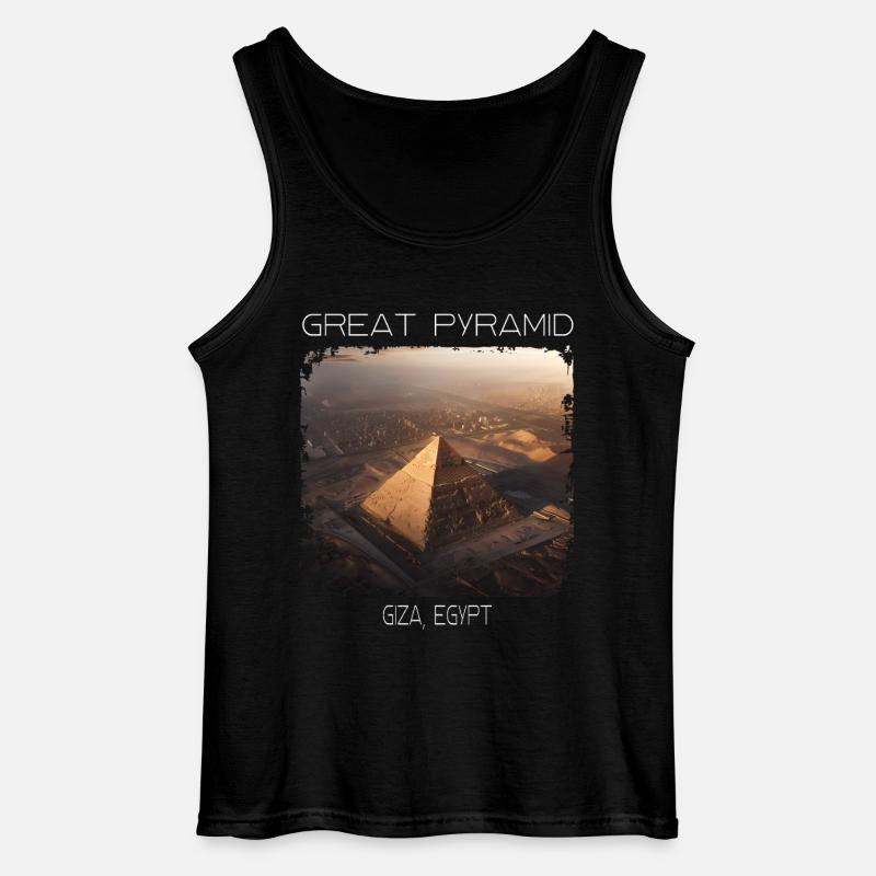 Große Pyramide - Gildan Männer Tank Top - Schwarz