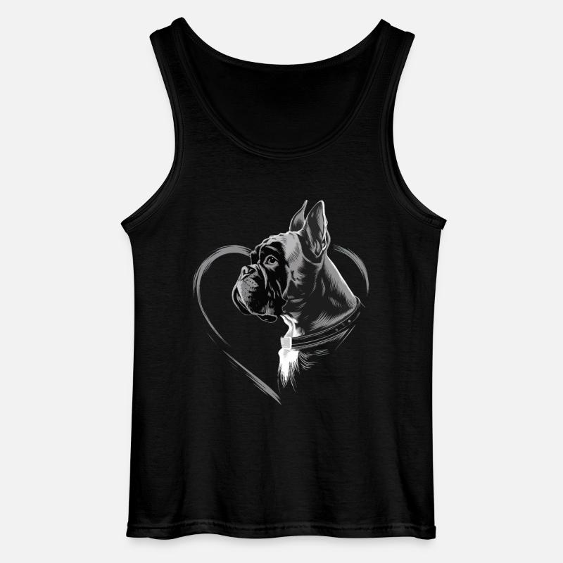 Boxer - Gildan Männer Tank Top - Schwarz