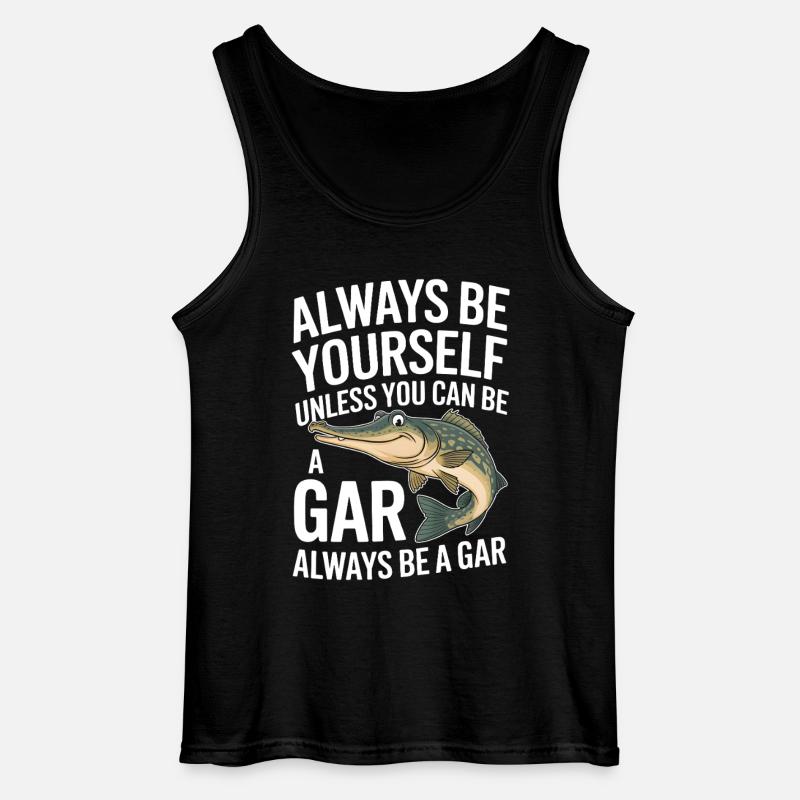 Gar - Gildan Männer Tank Top - Schwarz