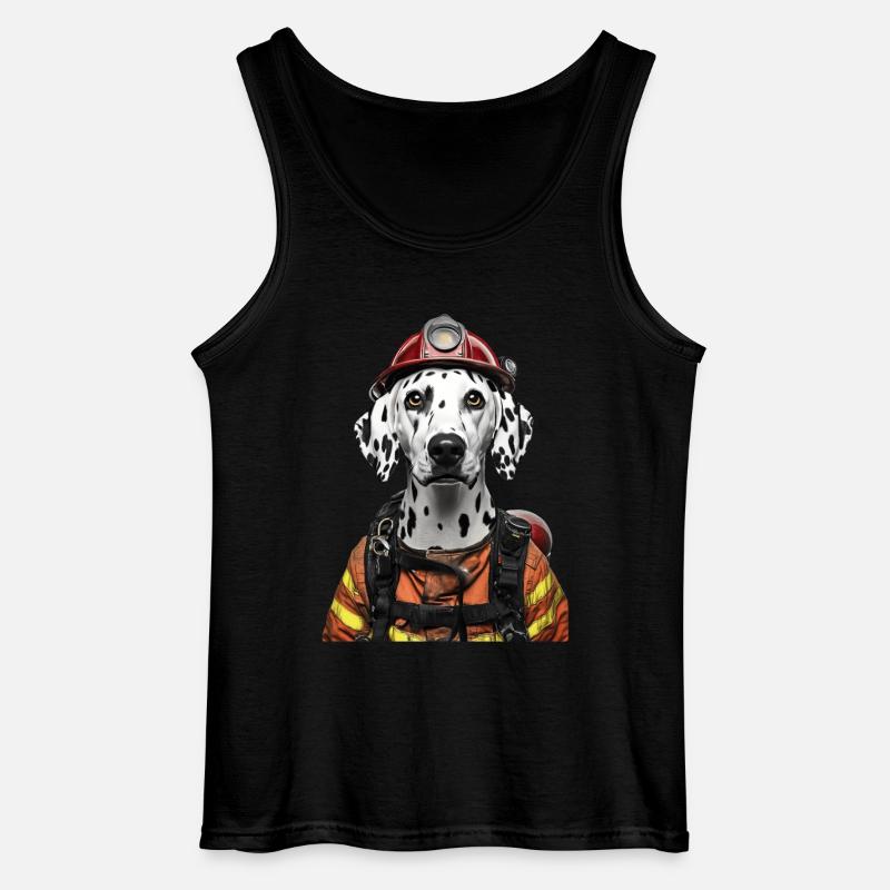 Dalmatiner - Gildan Männer Tank Top - Schwarz