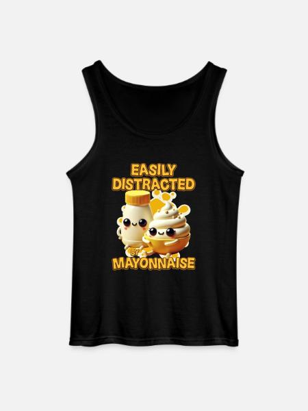 Mayonnaise - Gildan Männer Tank Top - Schwarz