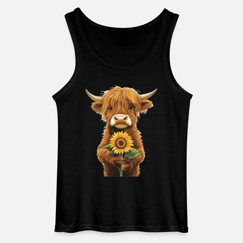 Eule - Gildan Männer Tank Top - Schwarz