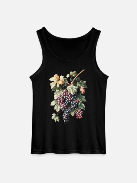Trauben - Gildan Männer Tank Top - Schwarz