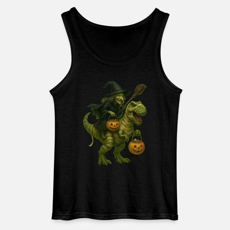 T-Rex - Gildan Männer Tank Top - Schwarz