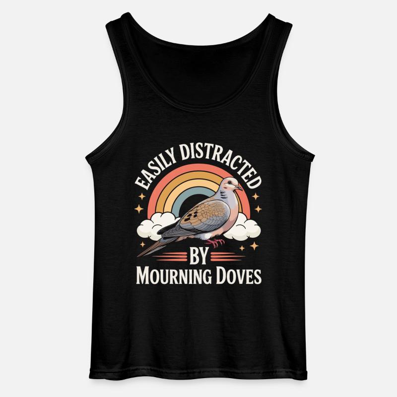 Taube - Gildan Männer Tank Top - Schwarz