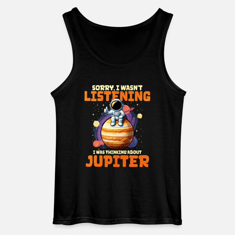 Jupiter - Gildan Männer Tank Top - Schwarz