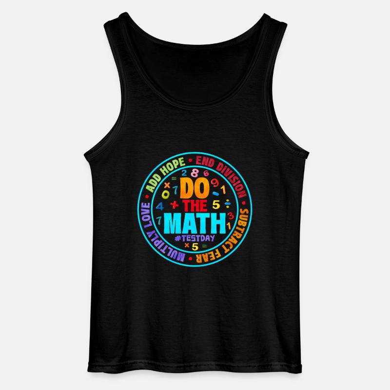 Mathe - Gildan Männer Tank Top - Schwarz