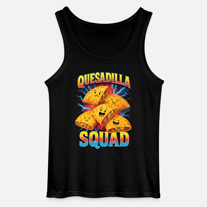 Quesadilla - Gildan Männer Tank Top - Schwarz