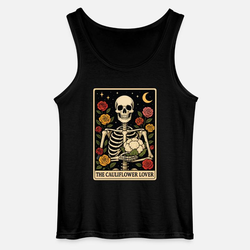 Blumenkohl Tarot - Gildan Männer Tank Top - Schwarz