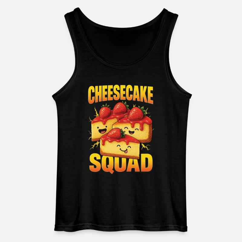Cheesecake - Gildan Männer Tank Top - Schwarz