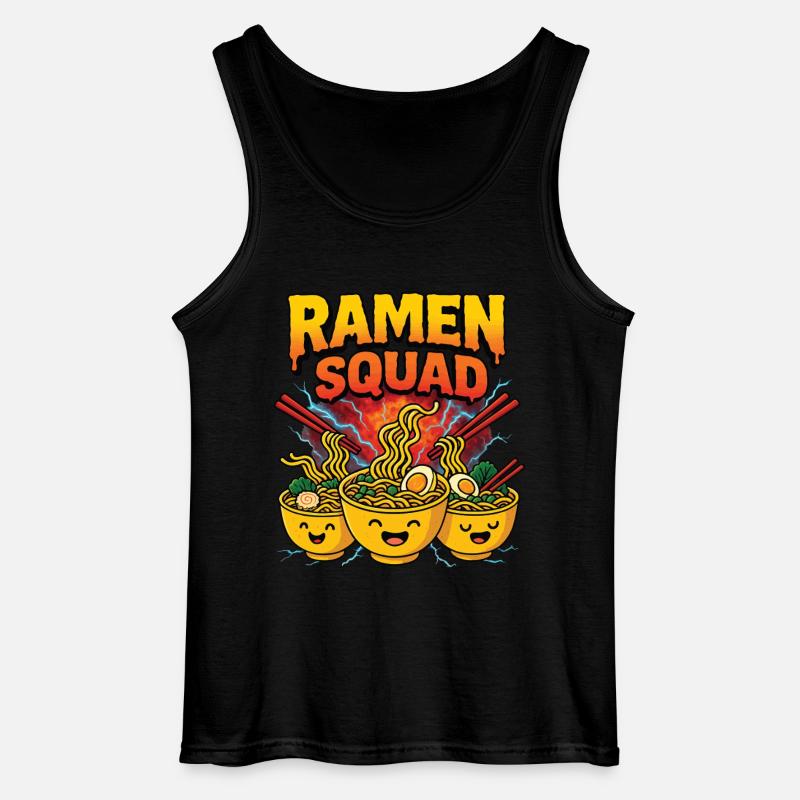 Ramen (ramen) - Męski tank top Gildan - czarny