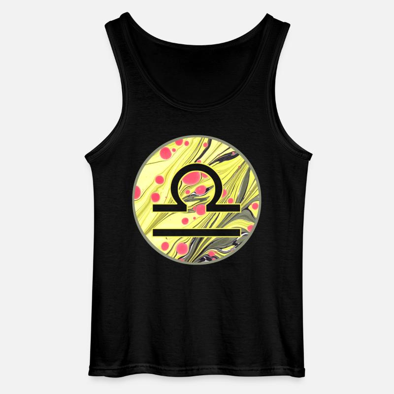 waage e 114 - Gildan Männer Tank Top - Schwarz