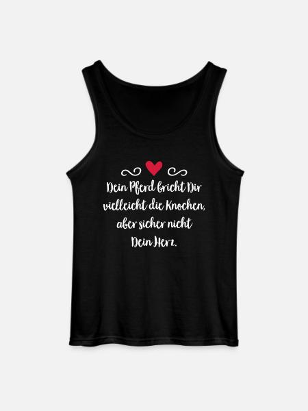 Pferd - Gildan Männer Tank Top - Schwarz