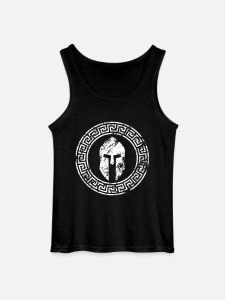 SPARTAN - Gildan Men’s Tank Top - black