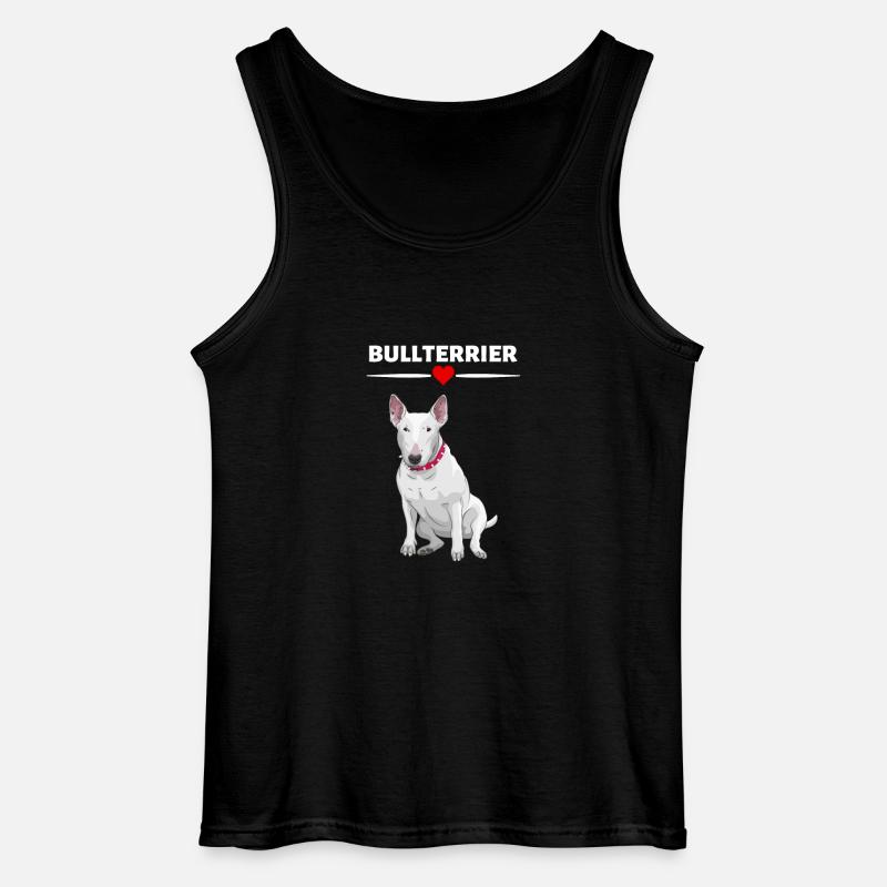 Bull terrier - Gildan Men’s Tank Top - black