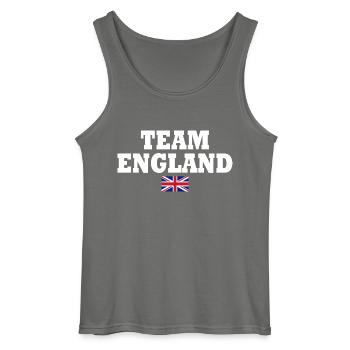 Team england - Débardeur Gildan Homme - charbon - Devant - AI Model Male 185 dark (185cm)