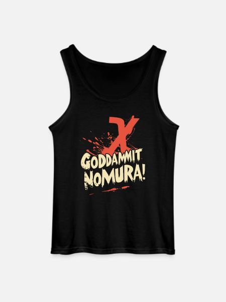 Goddammit Nomura – X Design - Gildan Men’s Tank Top - black