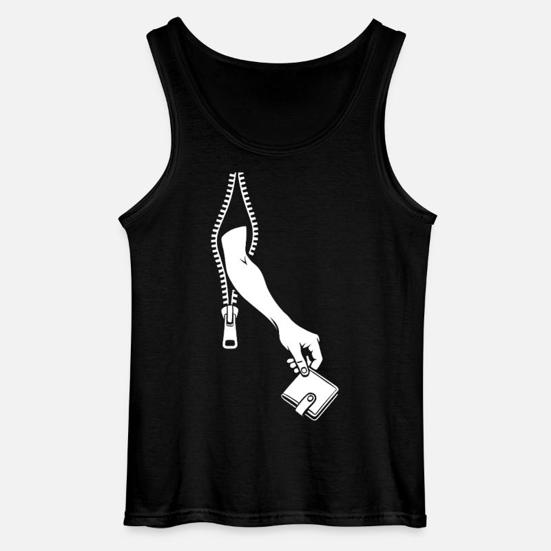Taschendieb - Gildan Männer Tank Top - Schwarz