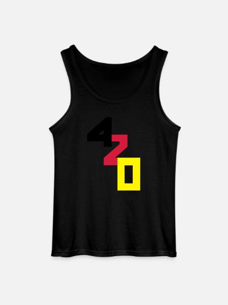 420er - Gildan Männer Tank Top - Schwarz