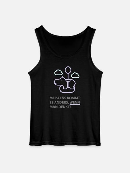 Flying Hippo.ai - Gildan Männer Tank Top - Schwarz