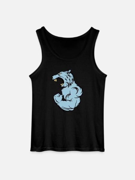 wolf_beast_2 - Gildan Männer Tank Top - Schwarz