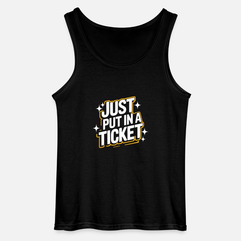 Technical Support Computer - Gildan Men’s Tank Top - black