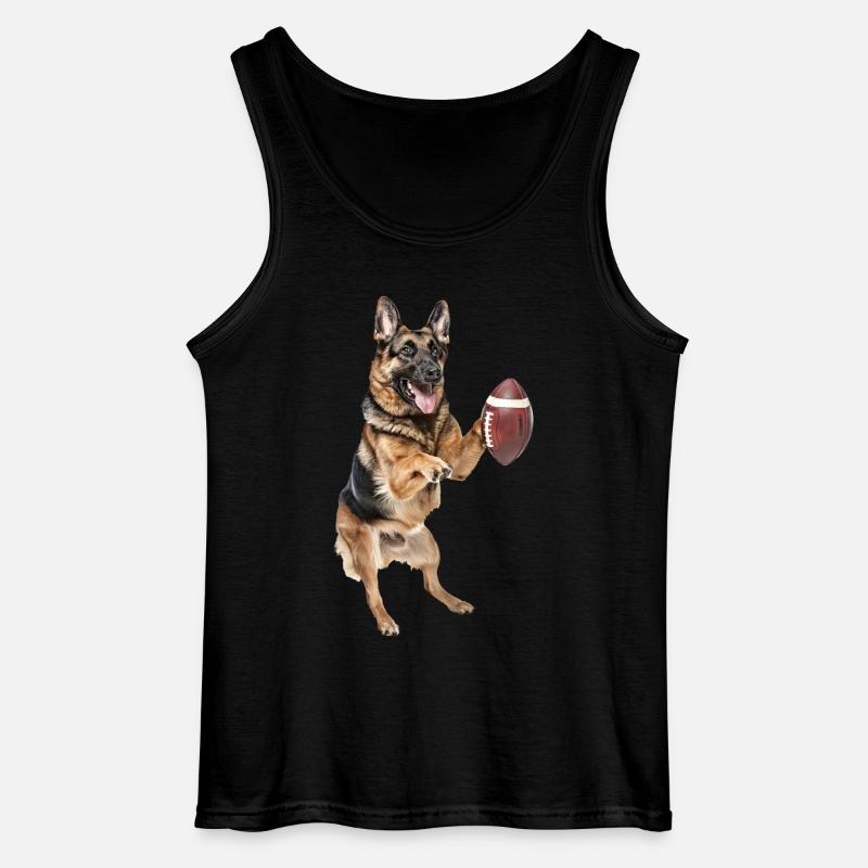 Deutscher Schäferhund - Gildan Männer Tank Top - Schwarz