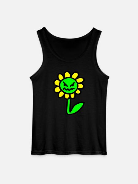 nasty Flower - 3 - Gildan Men’s Tank Top - black
