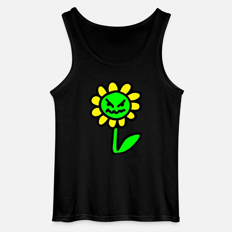 böse Blume - 3 - Gildan Männer Tank Top - Schwarz