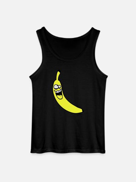 Crazy Banana - Gildan Men’s Tank Top - black