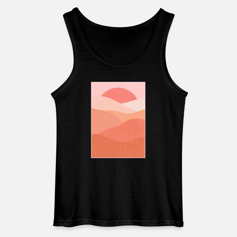 Berg-Ästhetik - Gildan Männer Tank Top - Schwarz