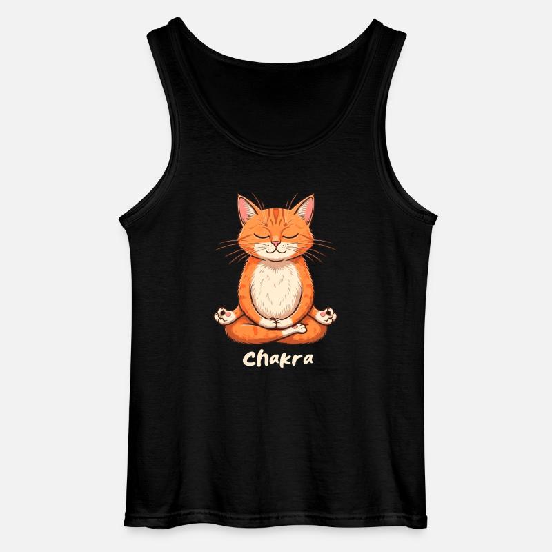 Chakra - Gildan Männer Tank Top - Schwarz