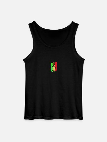 Reggae Music - Gildan Men’s Tank Top - black