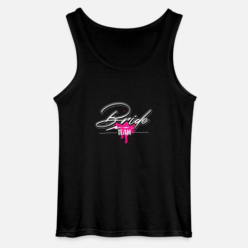 Team Braut - Gildan Männer Tank Top - Schwarz